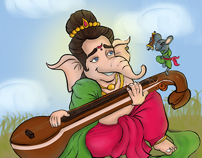 Ganapathi Illustration