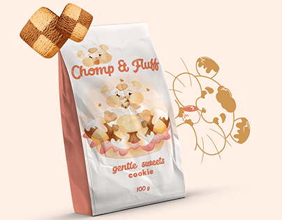 Brand character and design for cookie packaging