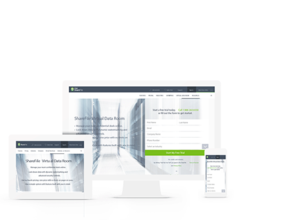 Responsive UX/UI and VisD for Citrix ShareFile