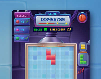 Tetris game design