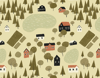 Countryside Pattern Design