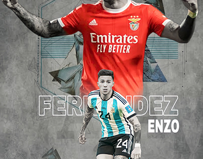Poster design for the Argentine national team player
