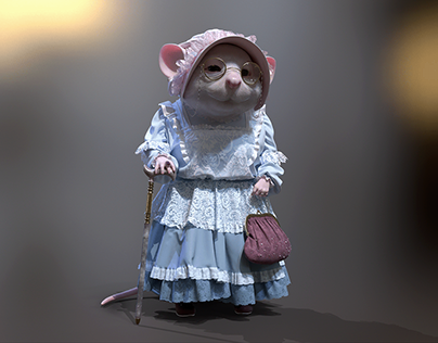 Granny Mews - part 2 (posing and rendering)