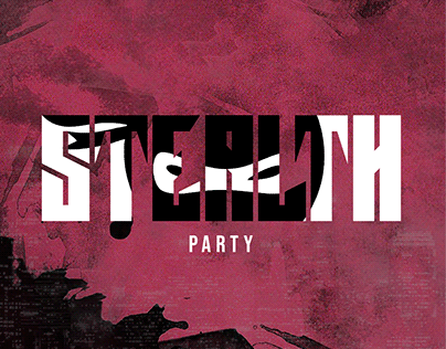 Identidade visual Stealth Party