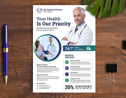 Modern Medical & Healthcare Flyer