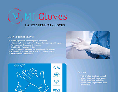 MJ Gloves Graphic Designer Banner