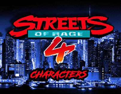 Concept Art - Streets of Rage Characters