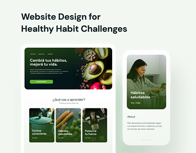 Website Design for Healthy Habit Challenges