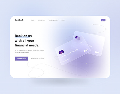 Daily UI Design Challenge - Landing Page by 10Clouds