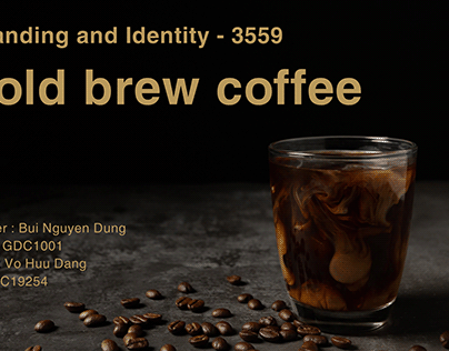 Branding and Identity - Cold brew coffee