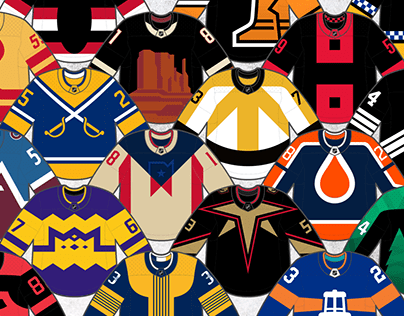 NHL "Flying Jerseys" Concept Series (Dec 2021)