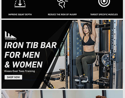 Amazon gym Brand SAtore/Storefront Design