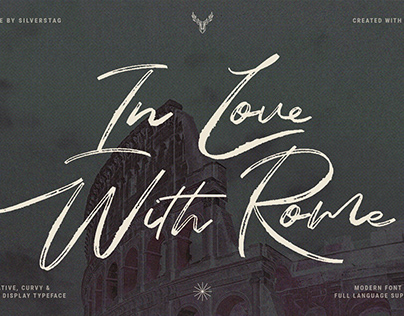 In Love With Rome Script Font