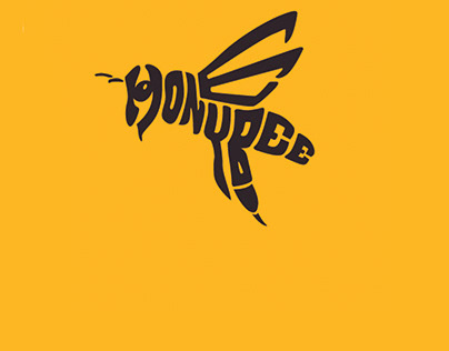 Honeybee Word Typogrphy