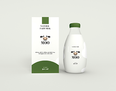 Logo for farm products (milk)