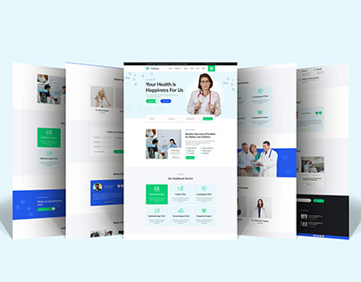 Medical and Healthcare Web UI Design