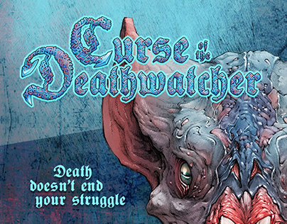Kickstarter landing page design for a fantasy boardgame