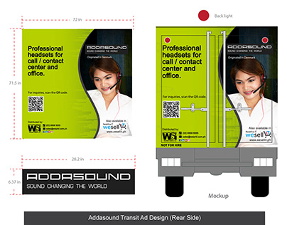 Addasound Transit Ad (Rear)