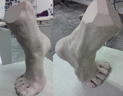 Foot sculpture