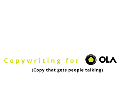 Copy for Ola Cabs