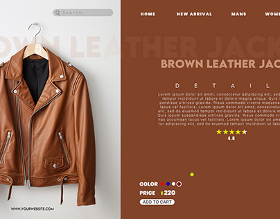 Luxury leather jacket