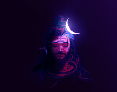 lord shiva minimalist image for ghantee.com