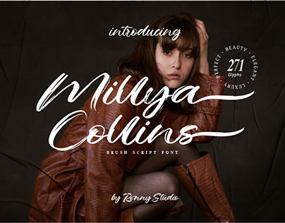 Millya Collins - Brush Script Font