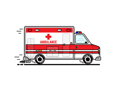 Cartoon Ambulance Projects | Photos, videos, logos, illustrations and  branding on Behance