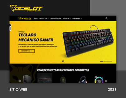 Ocelot Gaming - Página web 1.0