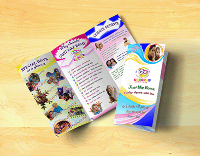Child daycare brochure