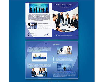 Corporate Bio Fold Brochure