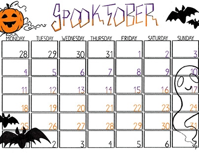Calendar - October color