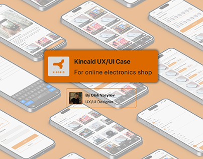 Online ElectronicsApp Shop UX/UI Case Study