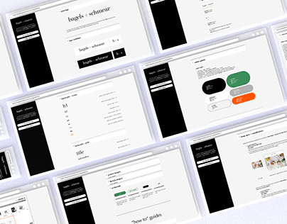 Design system for an independent food brand