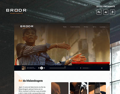 UI / UX Design - BRODR Website