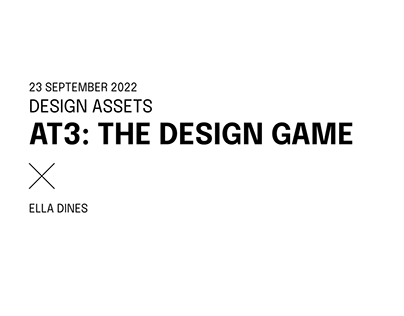 AT3: The Design Game — Assets
