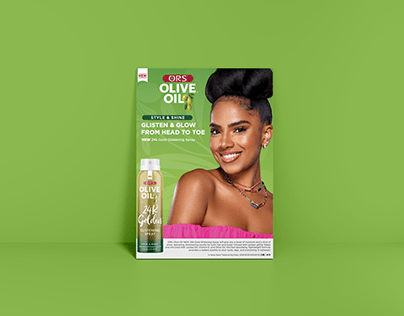 24K Gold Flyer for ORS haircare
