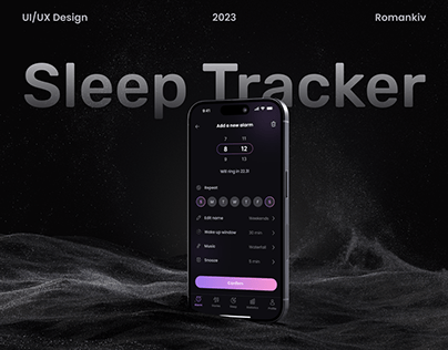 Deep Slumber | Sleep Tracker | Mobile App |UX/UI Design
