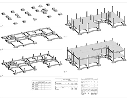 STRUCTURE MODEL _ SHOPDRAWING & Q.S