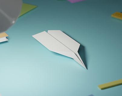 Animated Paper plane