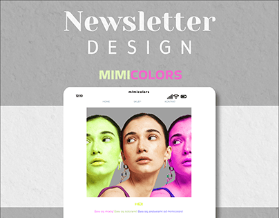 Mimicolors Newsletter Design