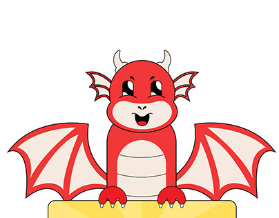 Cute Dragon Mascot