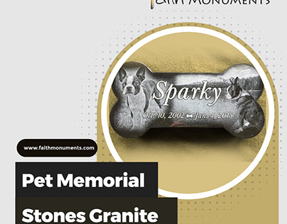 Celebrate Cherished Memories with Pet Memorial Stones