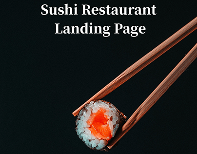 Sushi Restaurant Landing Page