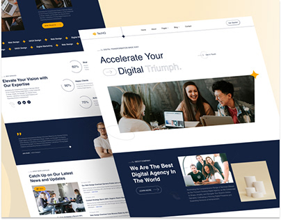 Digital Agency Website Template Design