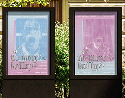 NO MORE BULLY - Affiches contre l'intimidation