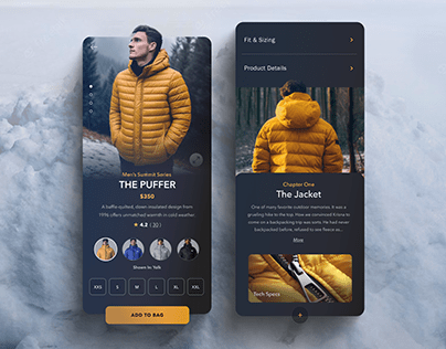 ColdWeather Puffer - Storytellling Concept