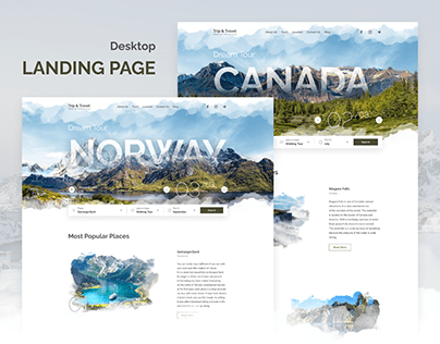 Travel Agency | Website | Landing page | UI/UX Design