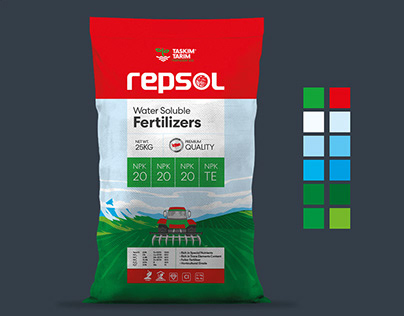 Repsol Fertilizer Logo & Bag Design