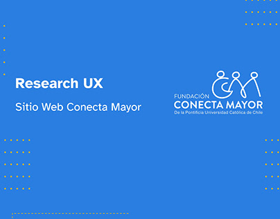 Research UX | Sitio web Fundación Conecta Mayor